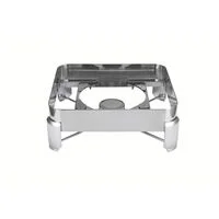 Suporte para Rechaud Tramontina Banho Maria GN 2/3 em Aço Inox com Fogareiro