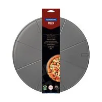 Tábua de Corte Tramontina Pizza em Polipropileno Cinza