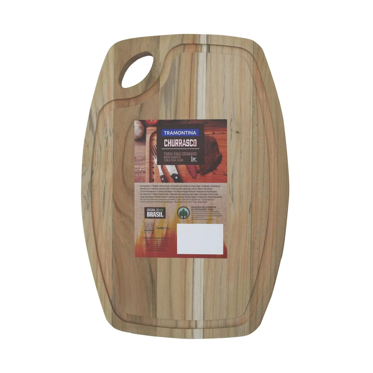 Tábua para Churrasco Oval 400x270 Tramontina