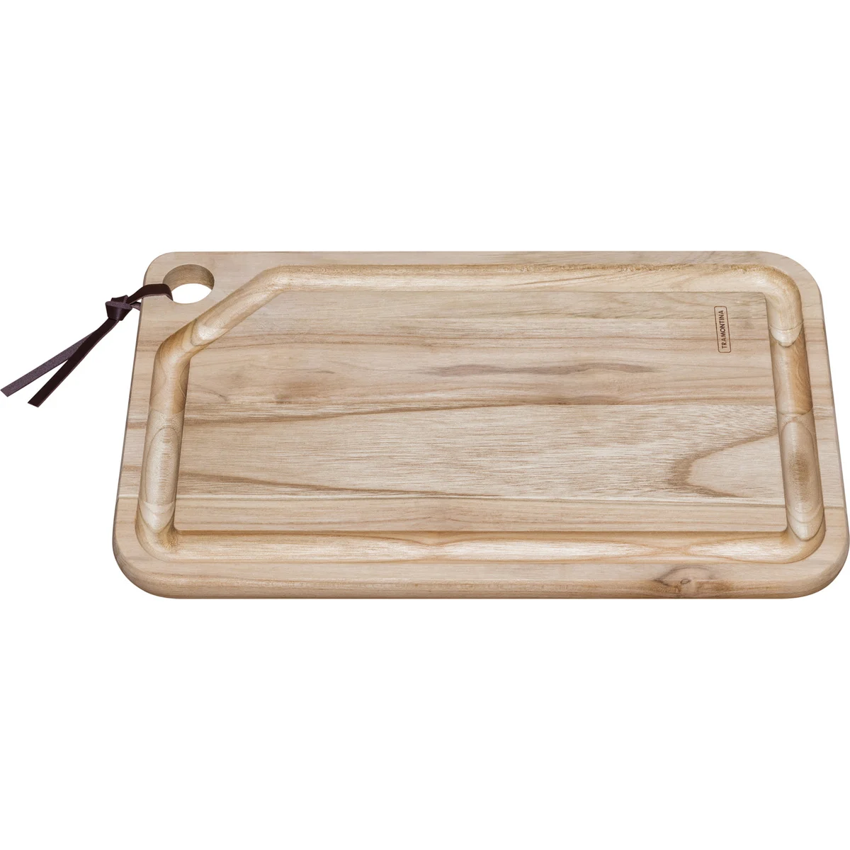 Tábua para Churrasco Tramontina Retangular em Madeira Mista com Acabamento Natural 60x35,9 cm