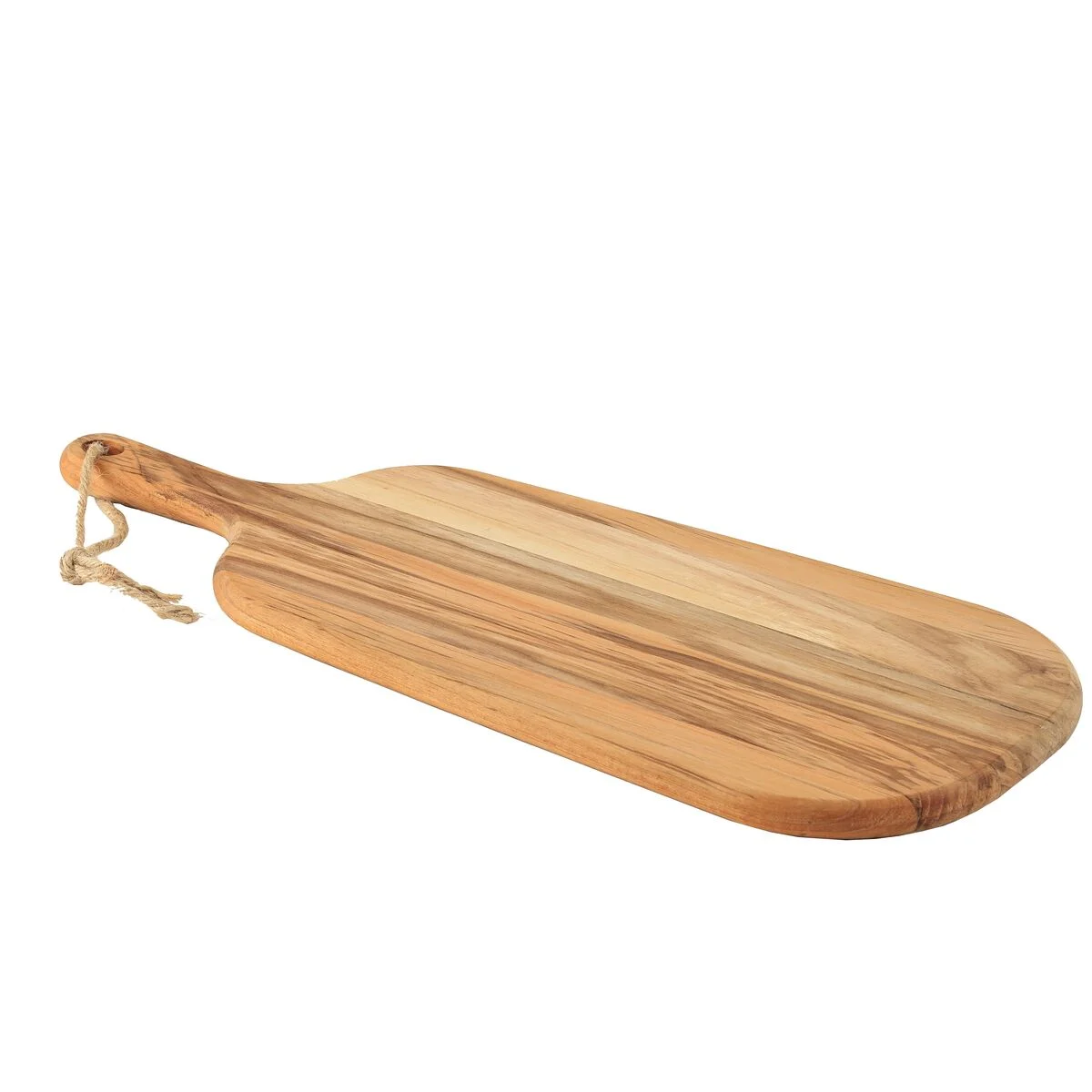 Tábua para Pão Tramontina Provence em Madeira Teca com Cabo 48x19 cm