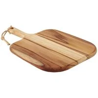Tábua para Queijos e Frios Tramontina Provence em Madeira Teca FSC com Cabo 40x28cm