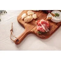 Tábua para Queijos e Frios Tramontina Provence em Madeira Teca FSC com Cabo 40x28cm