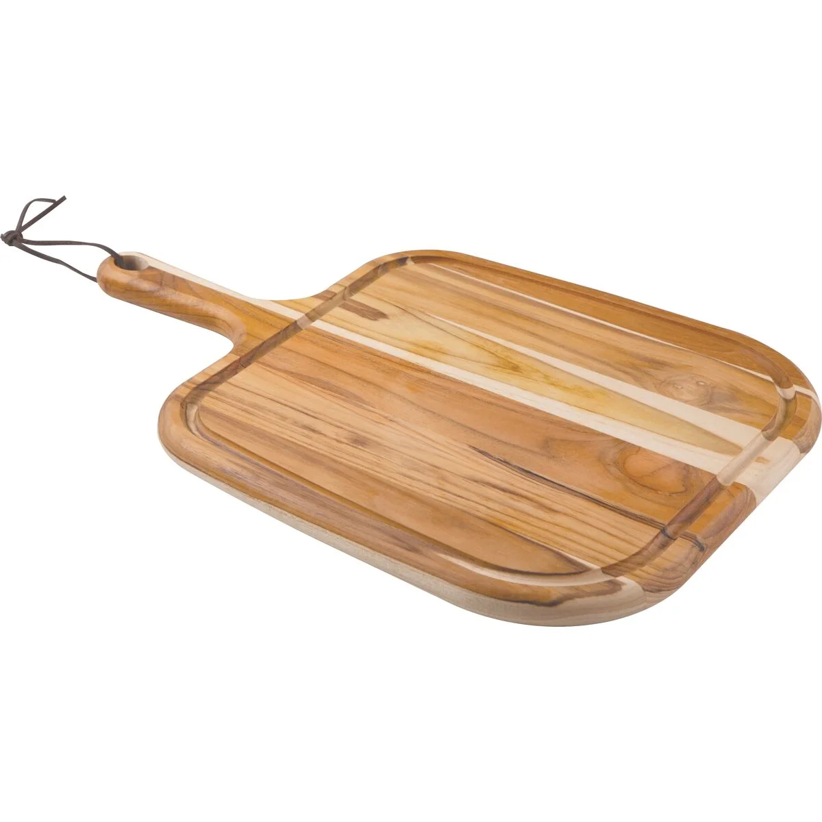 Tábua para Steak Tramontina Provence em Madeira Teca com Cabo 40x27 cm