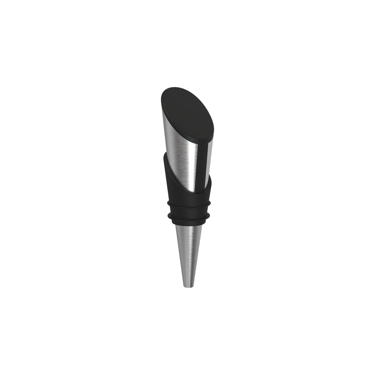 Tampa para Garrafa de Vinho Tramontina Harmoniza em Aço Inox Nylon e Silicone