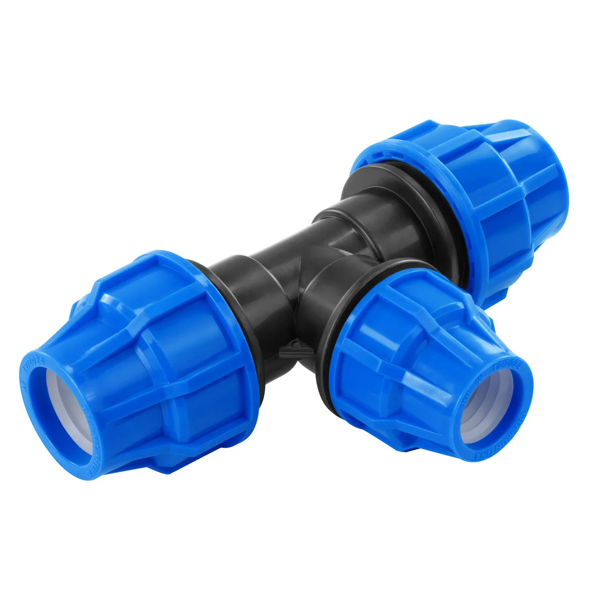 Tê 90º de Compressão 25x20x25 mm Tramontina para Tubos de PEAD