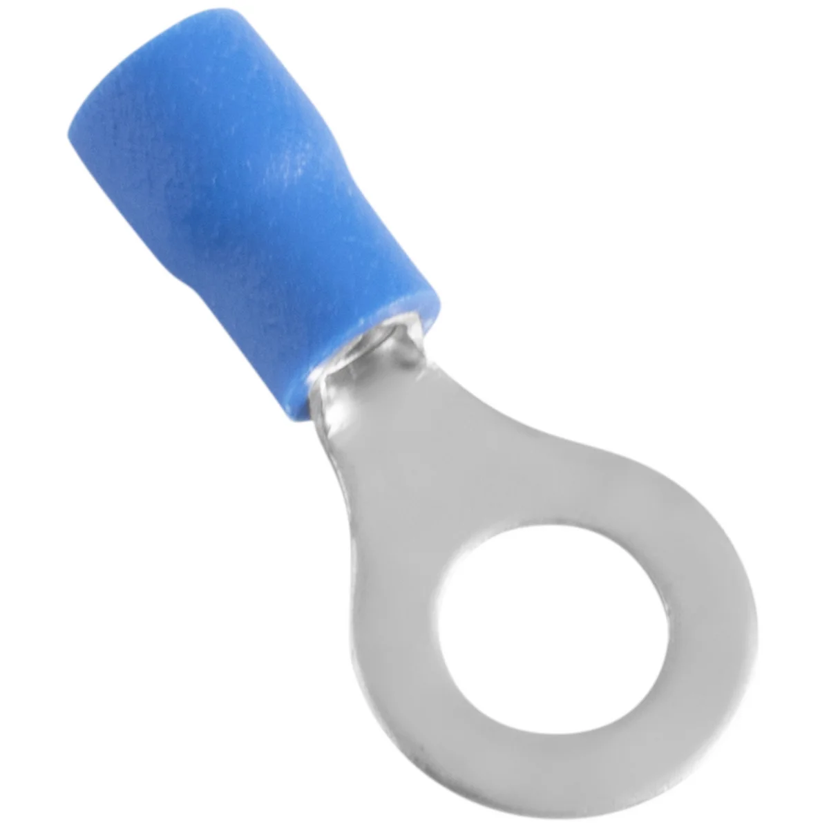 Terminais de Conexão Olhal Tramontina em cobre estanhado e nylon 2,5 mm² x 12 mm x M6 Azul 50 Peças