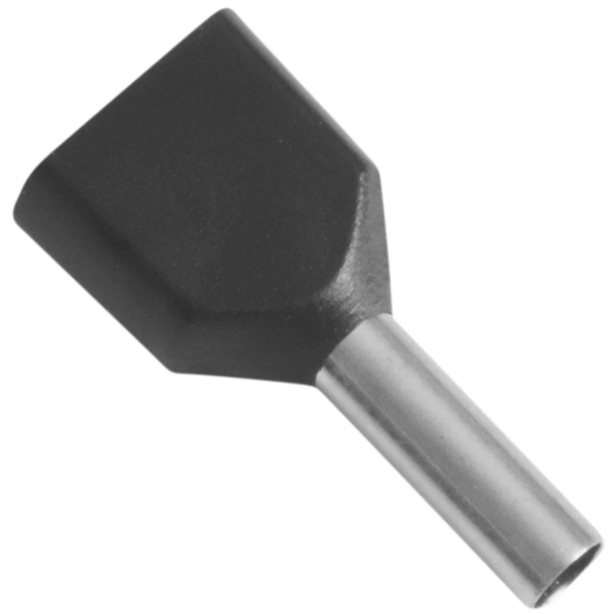 Terminais de Conexão Tubulares Duplos Tramontina em cobre estanhado e nylon 1,5 mm² x 8 Preto 100 Peças