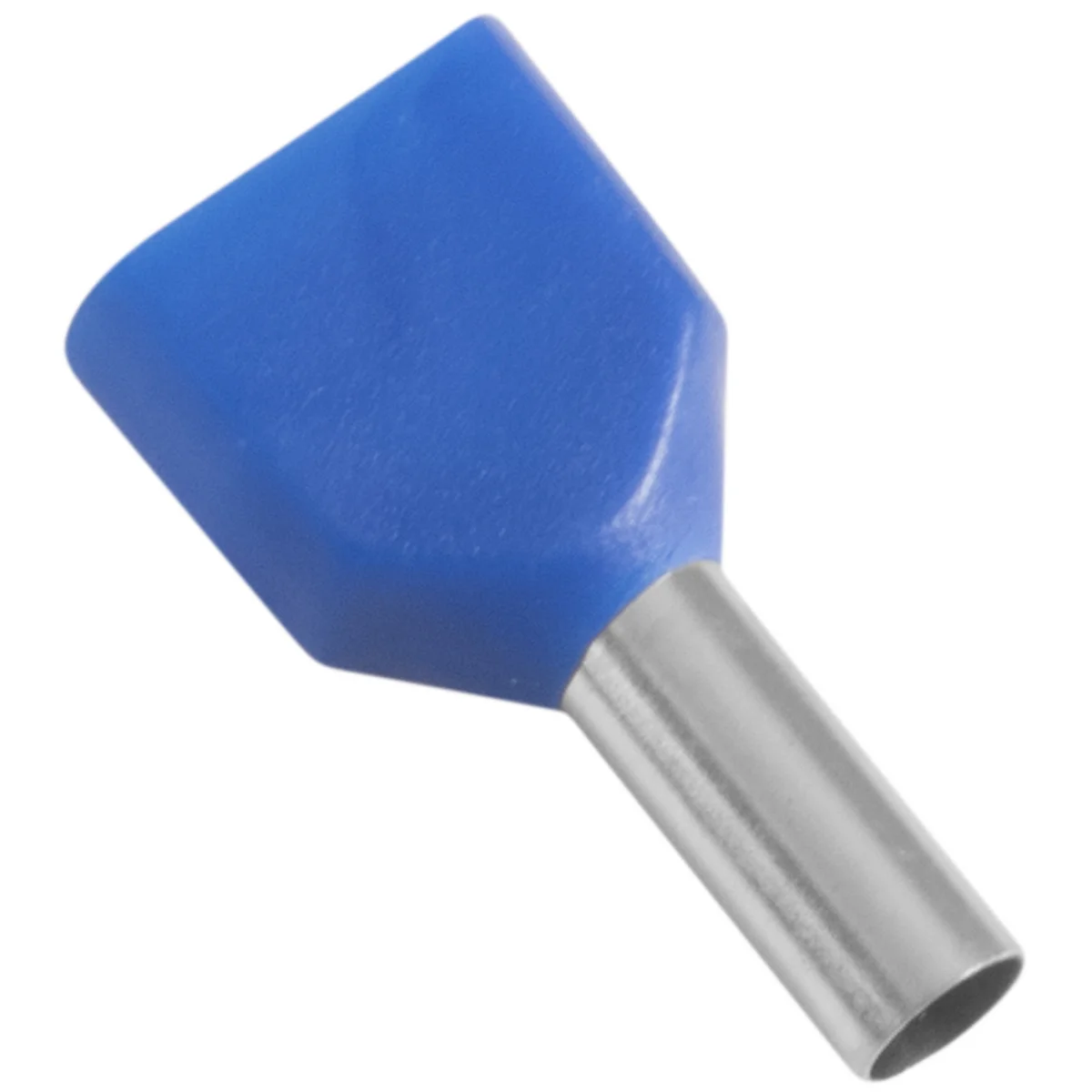 Terminais de Conexão Tubulares Duplos Tramontina em cobre estanhado e nylon 2,5 mm² x 8 Azul 50 Peças