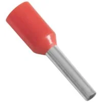 Terminais de Conexão Tubulares Tramontina em cobre estanhado e nylon 1,0 mm² x 8 Vermelho 100 Peças