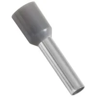 Terminais de Conexão Tubulares Tramontina em cobre estanhado e nylon 4 mm² x 12 Cinza 50 Peças