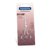 Tesoura de Pelos e Unha para Bebês Tramontina em Aço Inox 4"