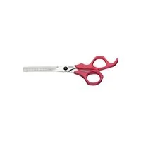 Tesoura para Cabelo Tramontina Supercort com Lâmina em Aço Inox com Fio Desbaste e Cabo de Polipropileno Rosa 6"