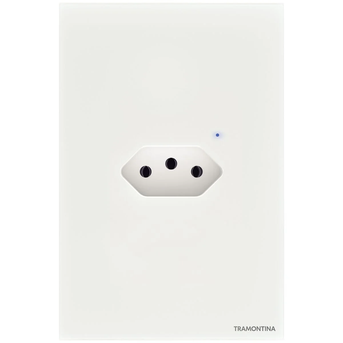 Tomada Onne Smart 2P+T Tramontina 10 A 250 V Branca