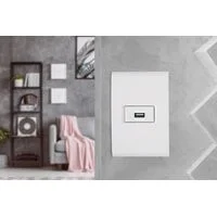 Tomada USB 1 A Bivolt Tramontina Branco