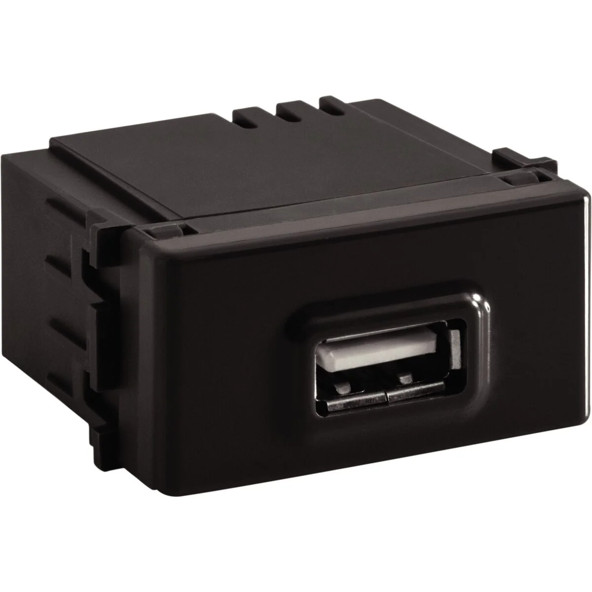Tomada USB 1 A Bivolt Tramontina Grafite