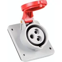 Tomada de Embutir Industrial 2P+T 32 A 380-415 Vca 9 H Tramontina