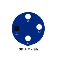 Tomada de Sobrepor Industrial 3P+T 16 A 220-250 Vca 9 H Tramontina