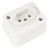 Tomada de Sobrepor 2P+T 10 A 250 V Tramontina Branco