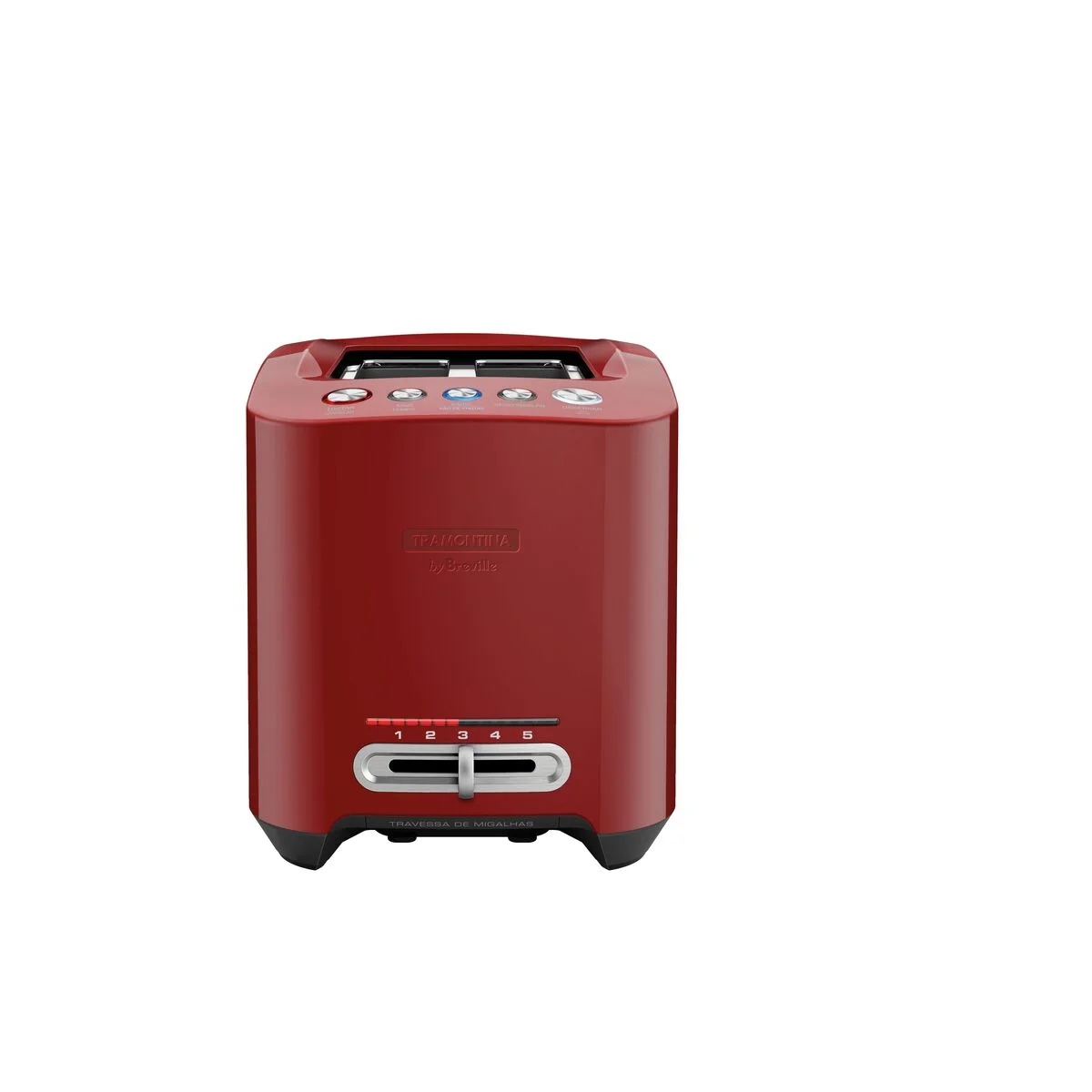 Torradeira Tramontina by Breville Smart Vermelha em Alumínio Fundido 220 V