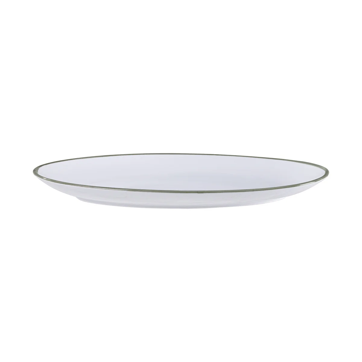 Travessa Oval Tramontina Jeri Verde em Porcelana 32x25 cm