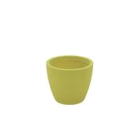 Vaso Tramontina Asteca ECO em Polietileno I''m Green Bio-Based Verde com Prato 32 cm