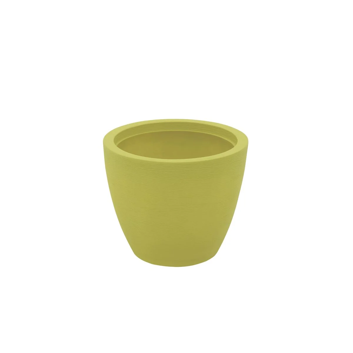 Vaso Tramontina Asteca ECO em Polietileno I''m Green Bio-Based Verde com Prato 38 cm