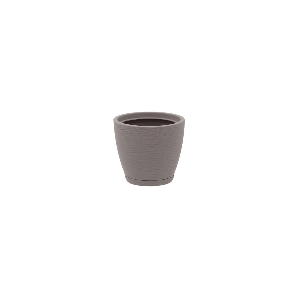 Vaso Tramontina Asteca em Polietileno Concreto 15,5 cm