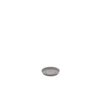 Vaso Tramontina Asteca em Polietileno Concreto com Prato 24 cm