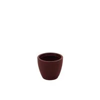 Vaso Tramontina Asteca em Polietileno Terracota com Prato 24 cm