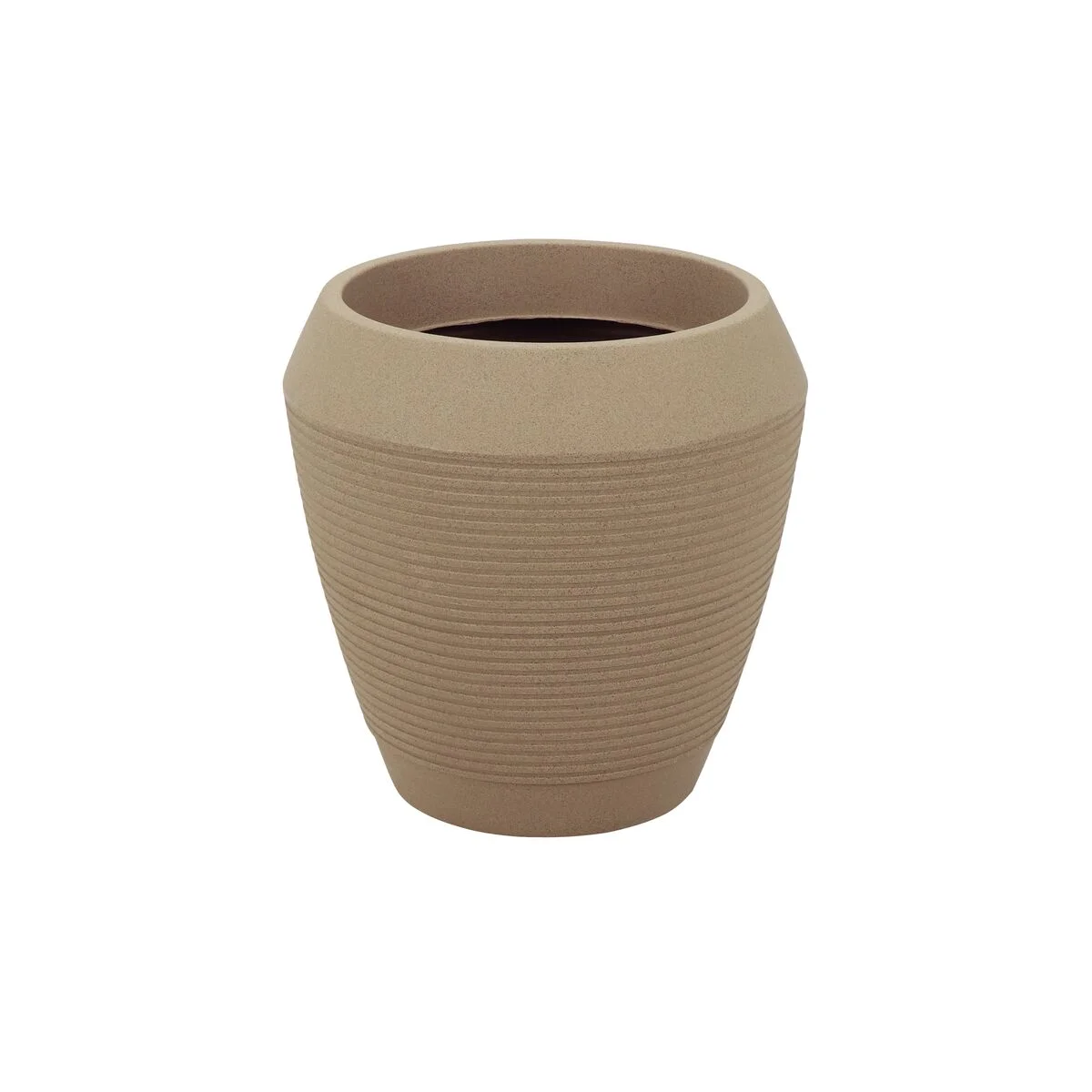 Vaso Tramontina Egípcio em Polietileno Granito Areia 54 cm