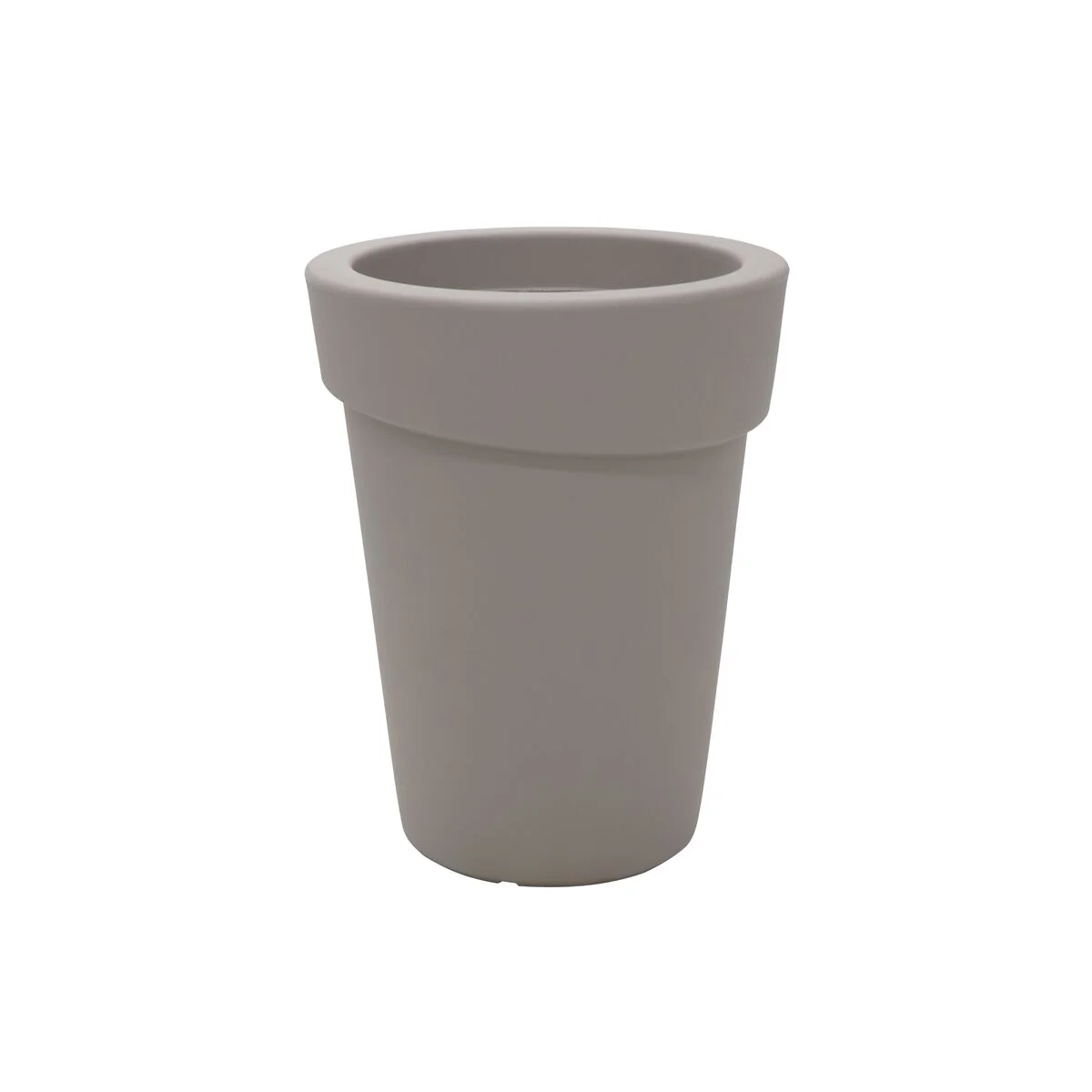 Vaso Tramontina Gipsy em Polietileno Concreto 70 cm