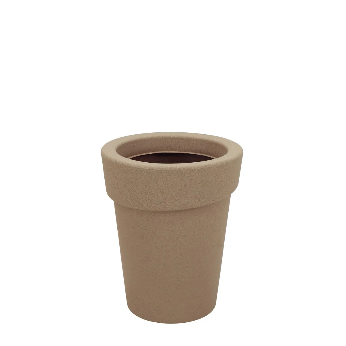 Vaso Tramontina Gipsy em Polietileno Granito Areia 55 cm