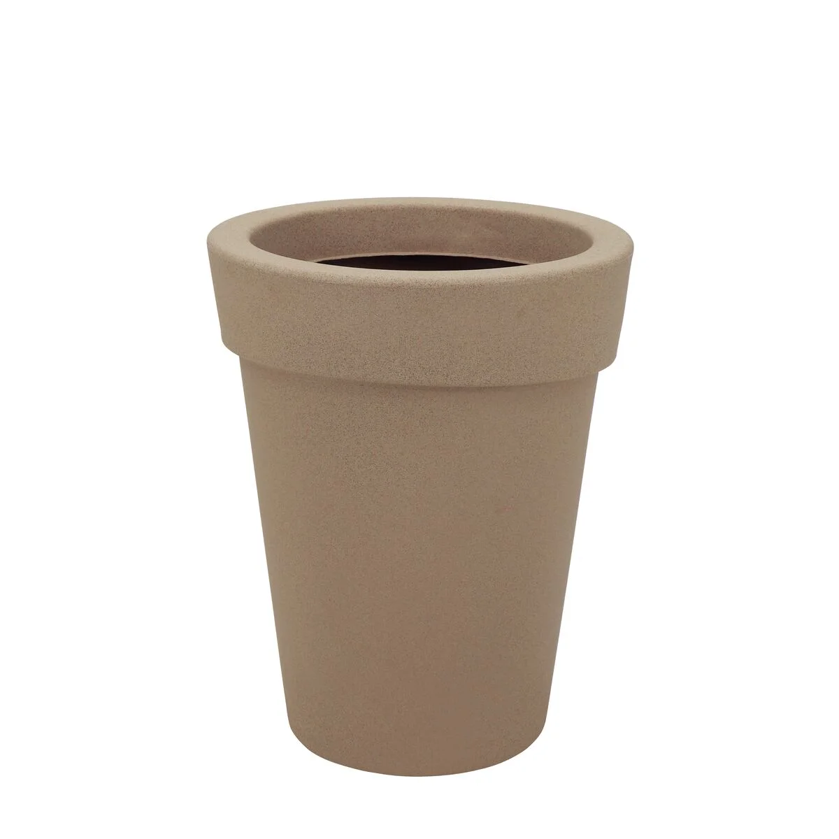 Vaso Tramontina Gipsy em Polietileno Granito Areia 70 cm