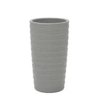 Vaso Tramontina Grego em Polietileno Concreto 65 cm