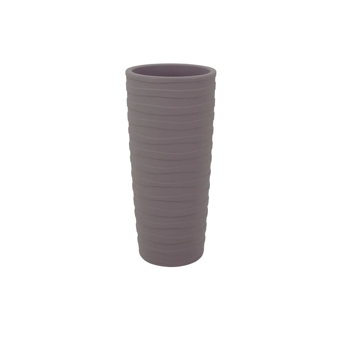 Vaso Tramontina Grego em Polietileno Concreto 80 cm