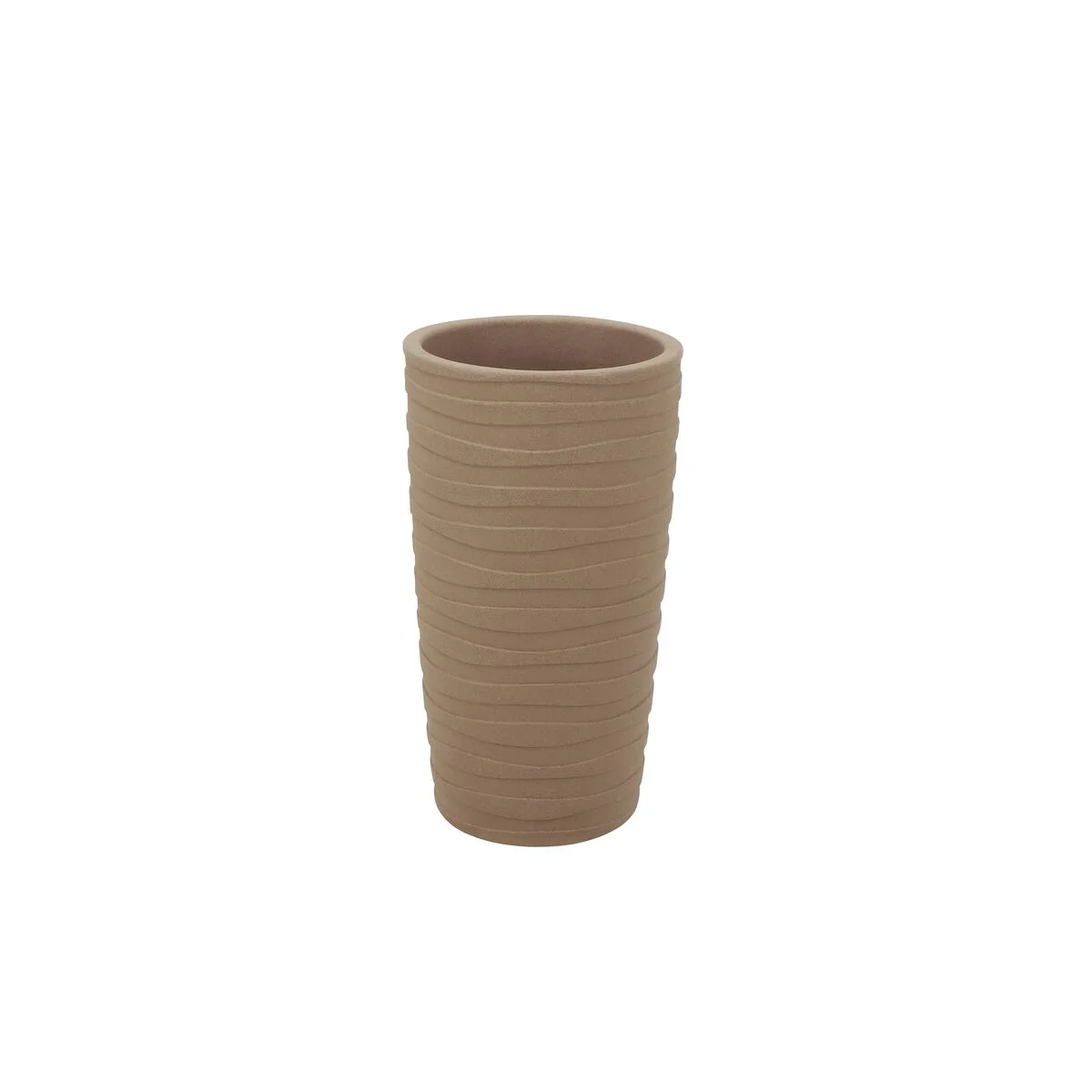 Vaso Tramontina Grego em Polietileno Granito Areia 65 cm