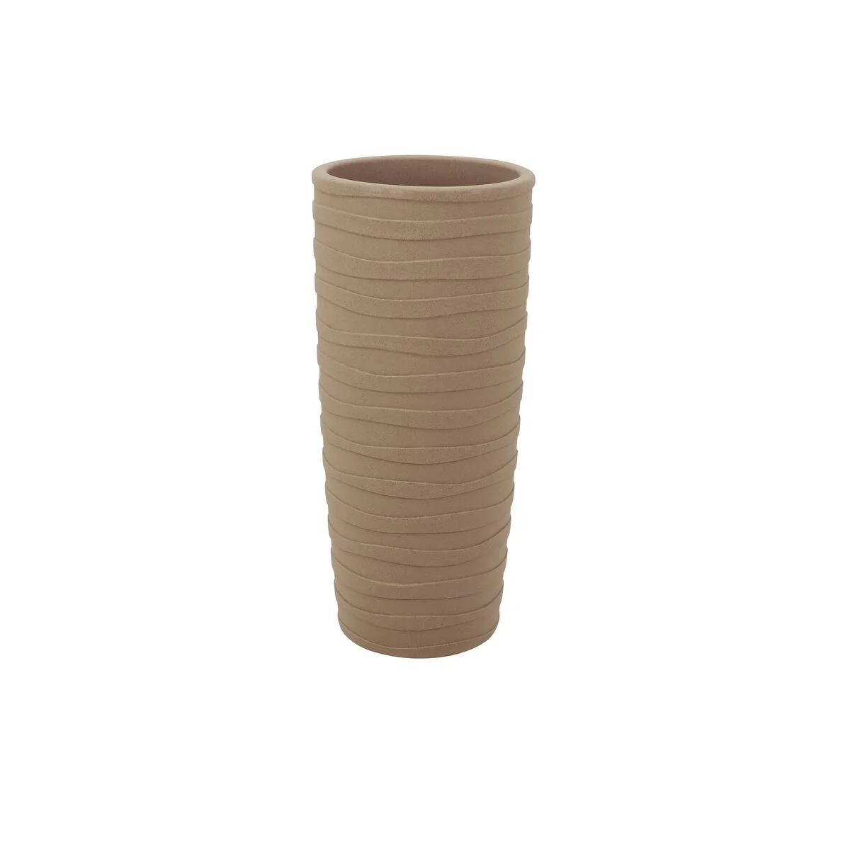 Vaso Tramontina Grego em Polietileno Granito Areia 80 cm