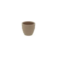 Vaso Tramontina Inca em Polietileno Areia 15,5 cm
