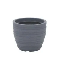 Vaso Tramontina Inca em Polietileno Grafite 32 cm