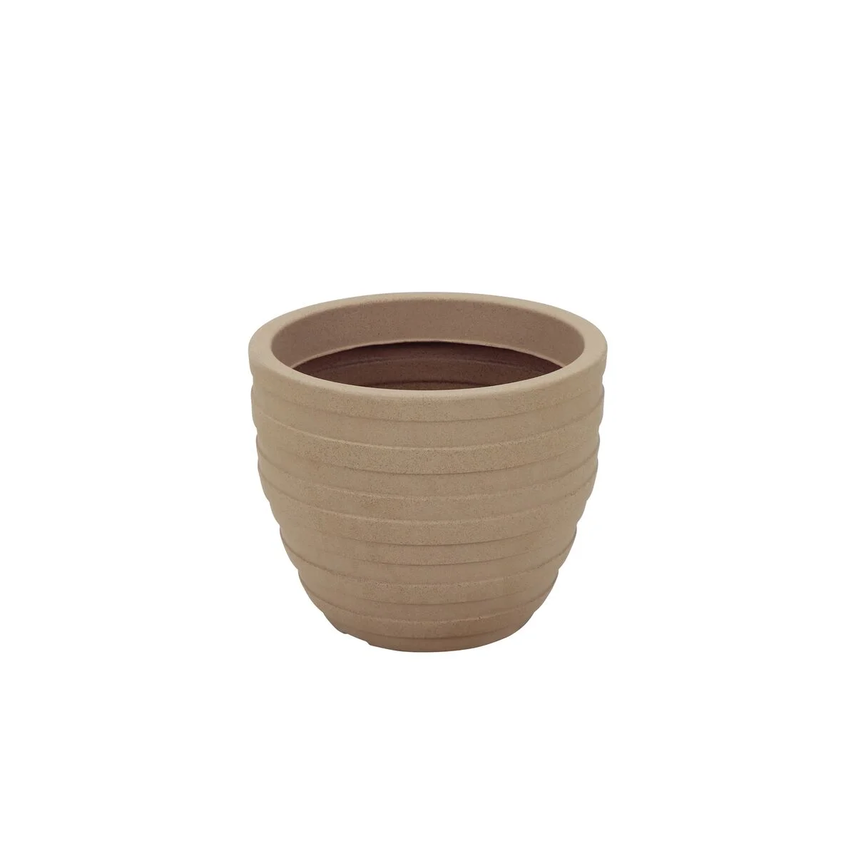 Vaso Tramontina Inca em Polietileno Granito Areia 38 cm