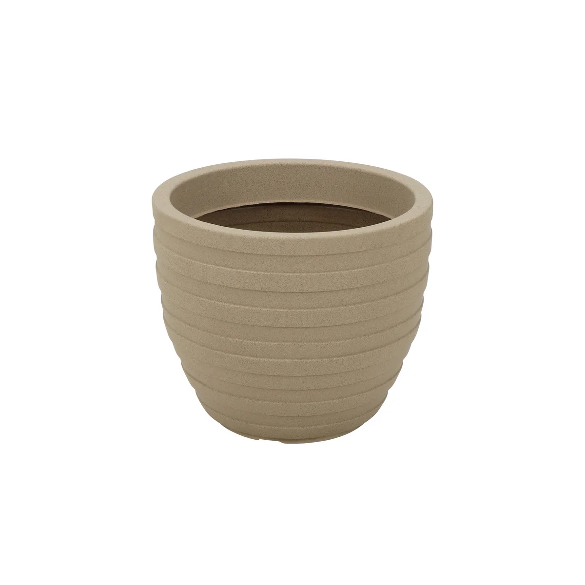 Vaso Tramontina Inca em Polietileno Granito Areia 45 cm