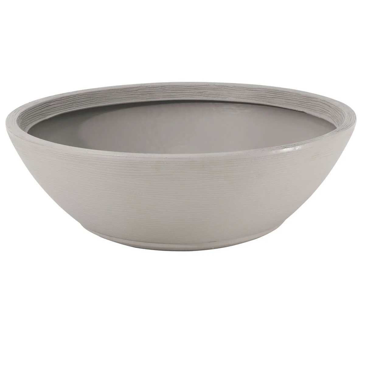 Vaso Tramontina Indi em Polietileno Concreto 22 cm