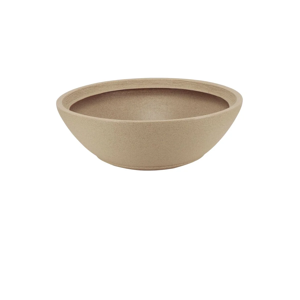 Vaso Tramontina Indi em Polietileno Granito Areia 22 cm