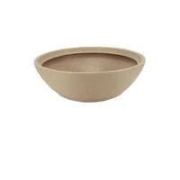Vaso Tramontina Indi em Polietileno Granito Areia 22 cm