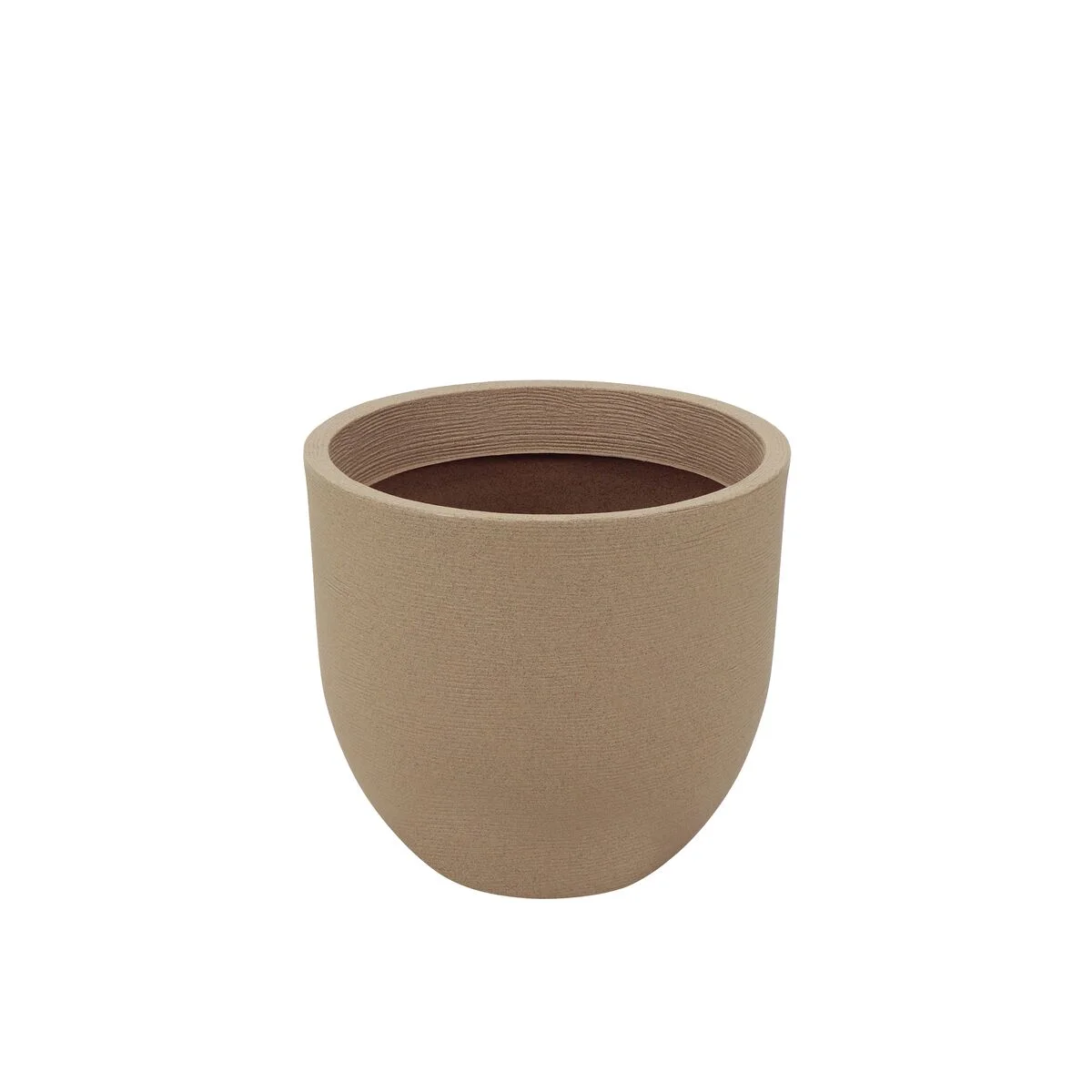 Vaso Tramontina Laos em Polietileno Granito Areia 45 cm