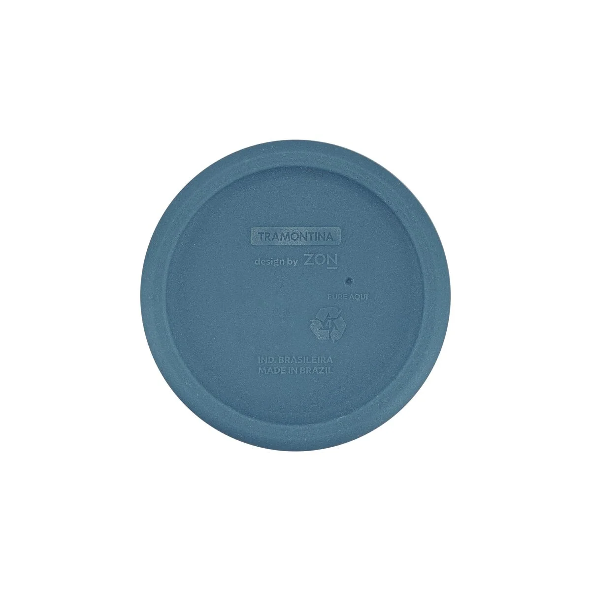 Vaso Tramontina Lótus em Polietileno Azul Turquesa 8,5 cm