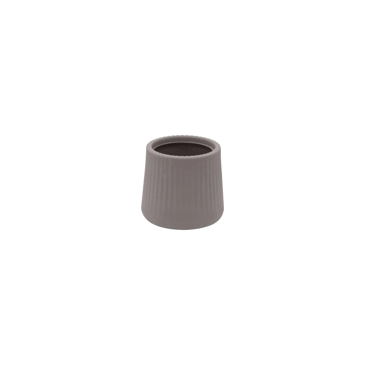 Vaso Tramontina Lótus em Polietileno Concreto 15,5 cm
