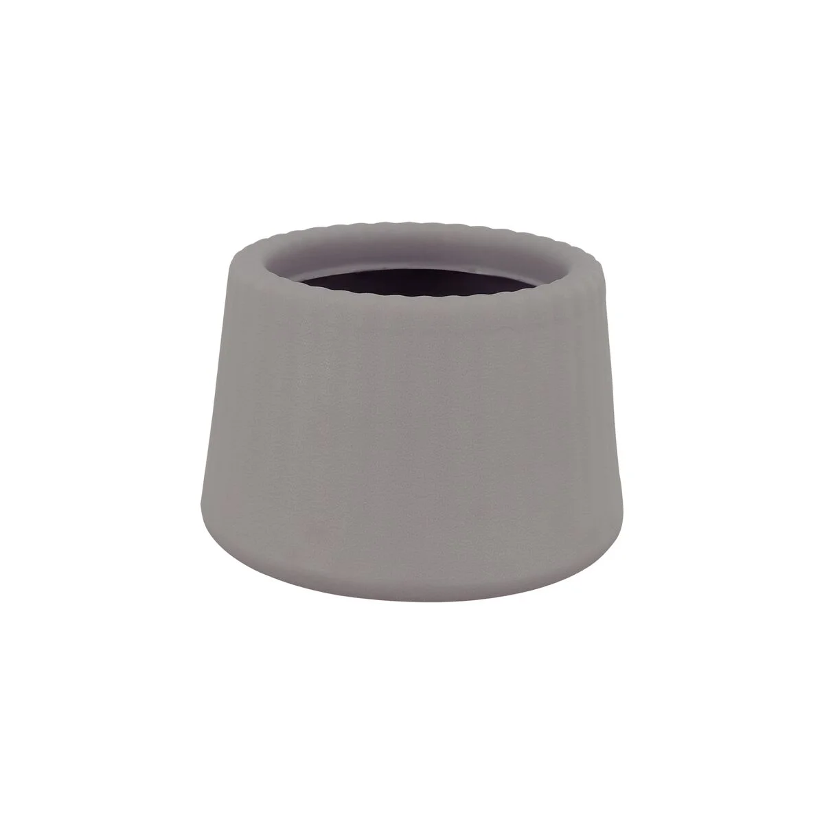 Vaso Tramontina Lótus em Polietileno Concreto 8,5 cm