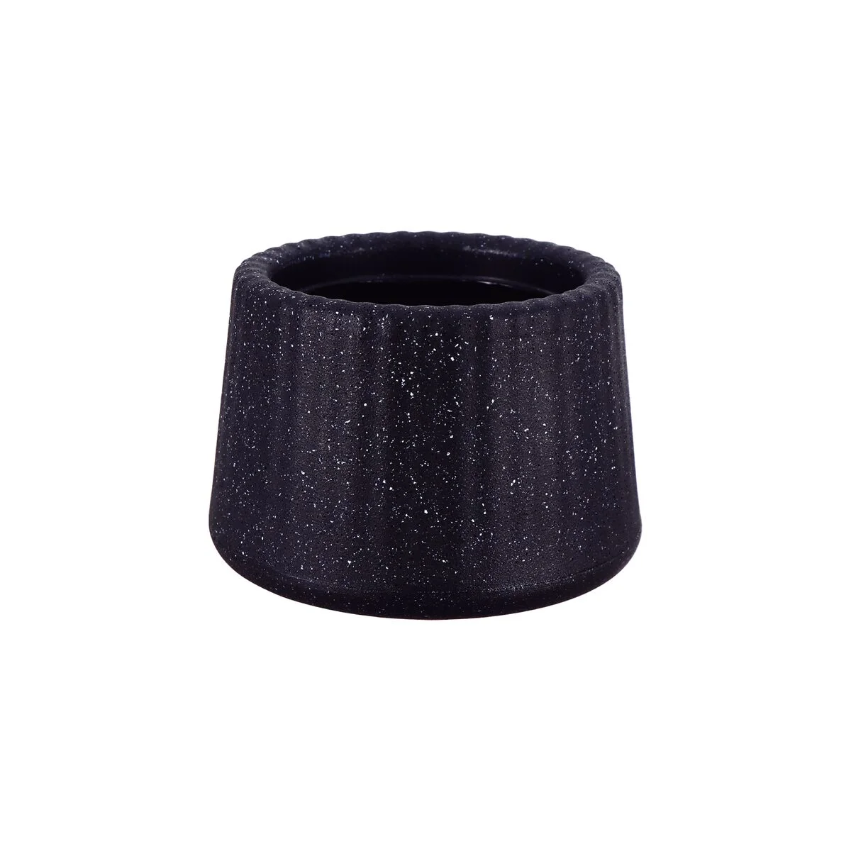 Vaso Tramontina Lótus em Polietileno Granito Estelar 8,5 cm